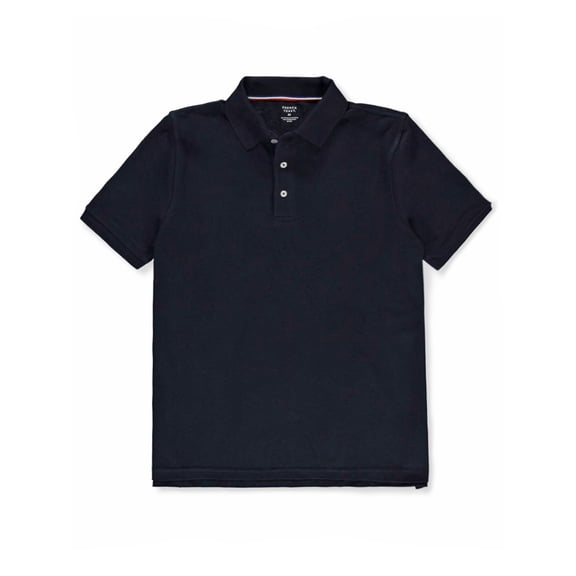 French Toast Adult Unisex S/S Pique Polo Color: navy Size: s