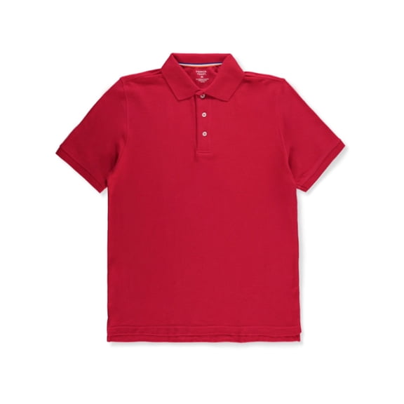 French Toast Adult Unisex S/S Pique Polo Color: red Size: l