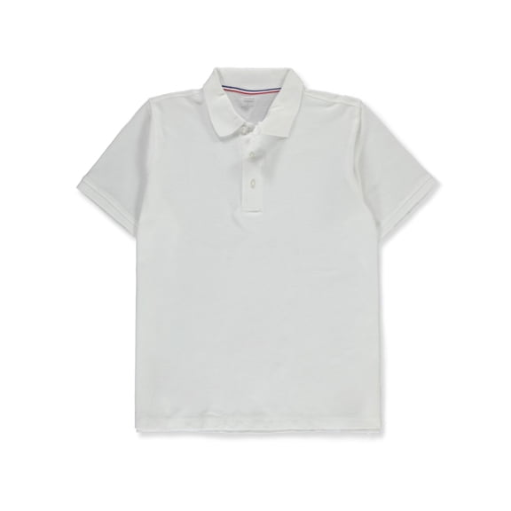 French Toast Adult Unisex S/S Pique Polo Color: white Size: l