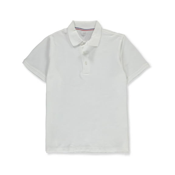 French Toast Adult Unisex S/S Pique Polo Color: white Size: s