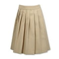 thumbnail image 1 of French Toast Big Girls’ Pleated Skirt (Sizes 4 - 20) Color: khaki Size: 14, 1 of 1