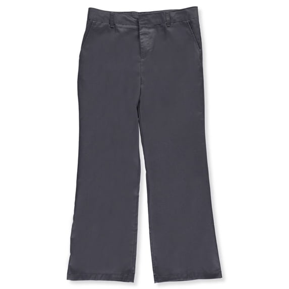 French Toast Big Girls' Plus Flat Front Flare Pants