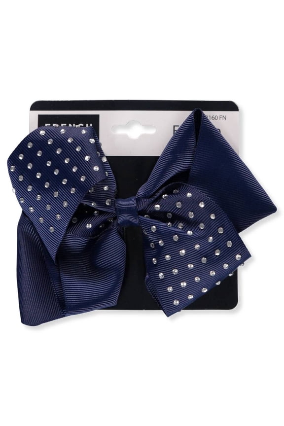 Rhinestone Studded Bow