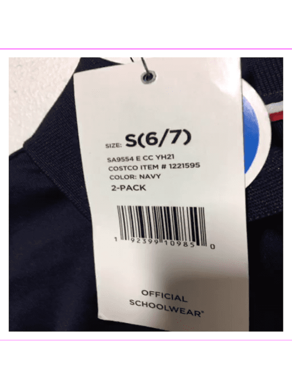 Boy's 2 Packs Regular Shirt S 6/7/Navy