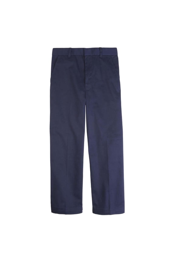 Boys 10-20 Husky Flat Front School Pant (Navy 20H)