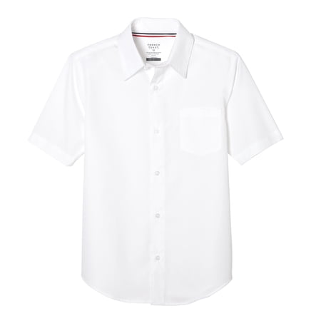 French Toast Boys 4-20 School Uniform Short Sleeve Classic Button-Up Dress Shirt