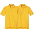 thumbnail image 1 of French Toast Boys 4-20 Short-Sleeve Pique Polo - 2 Pack, 1 of 5
