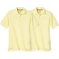 thumbnail image 1 of French Toast Boys 4-20 Short-Sleeve Pique Polo - 2 Pack, 1 of 5