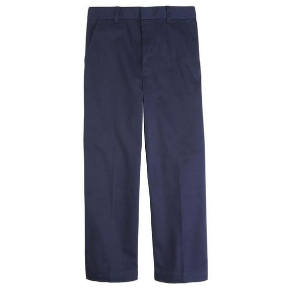 French Toast Boys 4-7 Adjustable Waist Double Knee Slim Pant (Navy 4)
