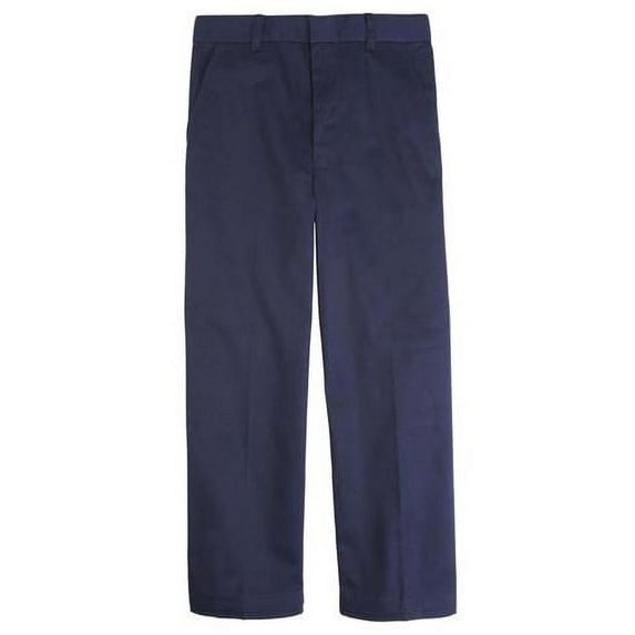 French Toast Boys 4-7 Adjustable Waist Double Knee Slim Pant (Navy 6)
