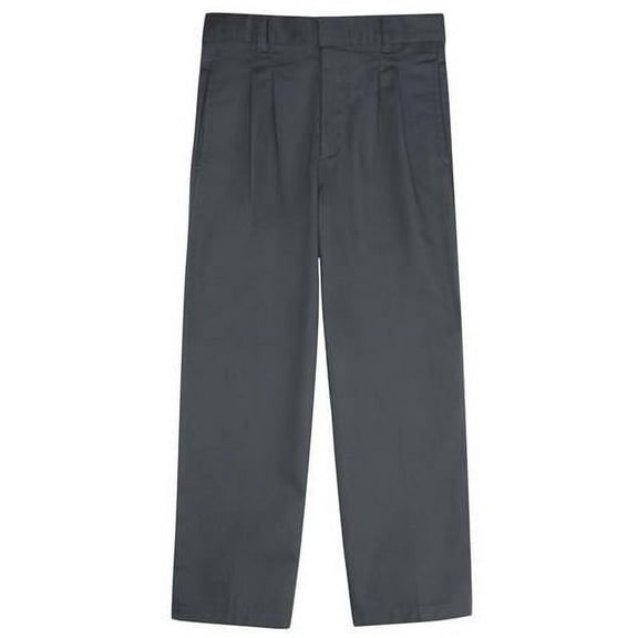 French Toast Boys 4-7 Adjustable Waist Pleated School Pant (Gray - 4)