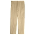 thumbnail image 1 of French Toast Boys 8-20 Adjustable Waist Flat Front School Pant (Khaki - 10), 1 of 2