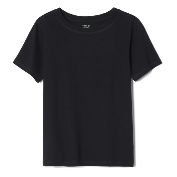 French Toast Boys Adaptive Short Sleeve Crewneck Tee Black Size Medium