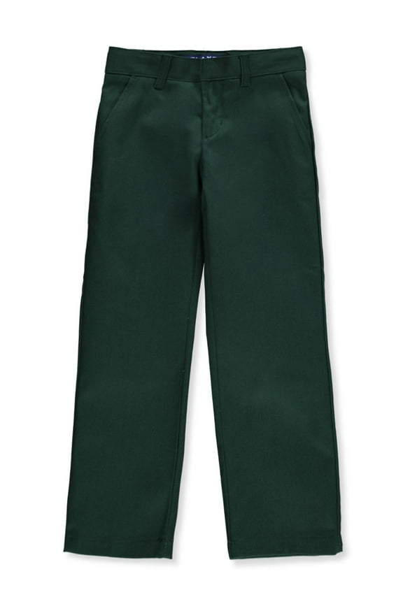 Boys' Flat Front Relaxed Pants Color: green Size: 8