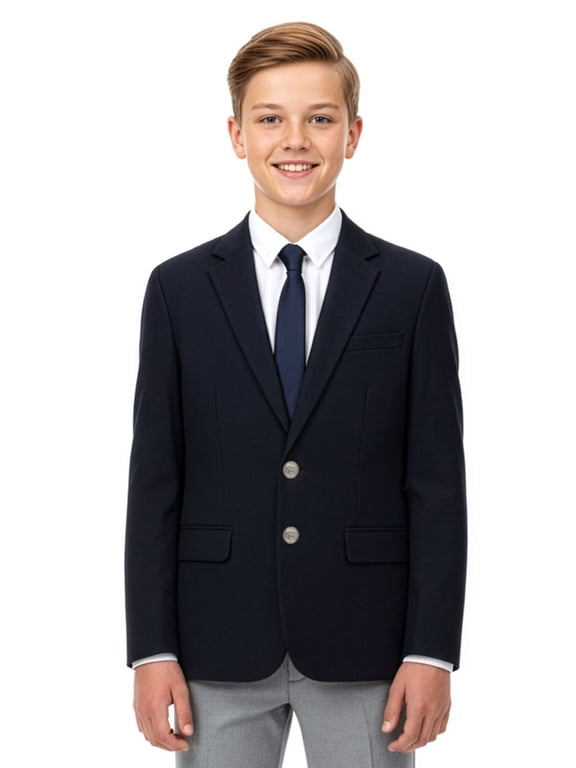 Boys' Classic Blazer Color: navy Size: 20