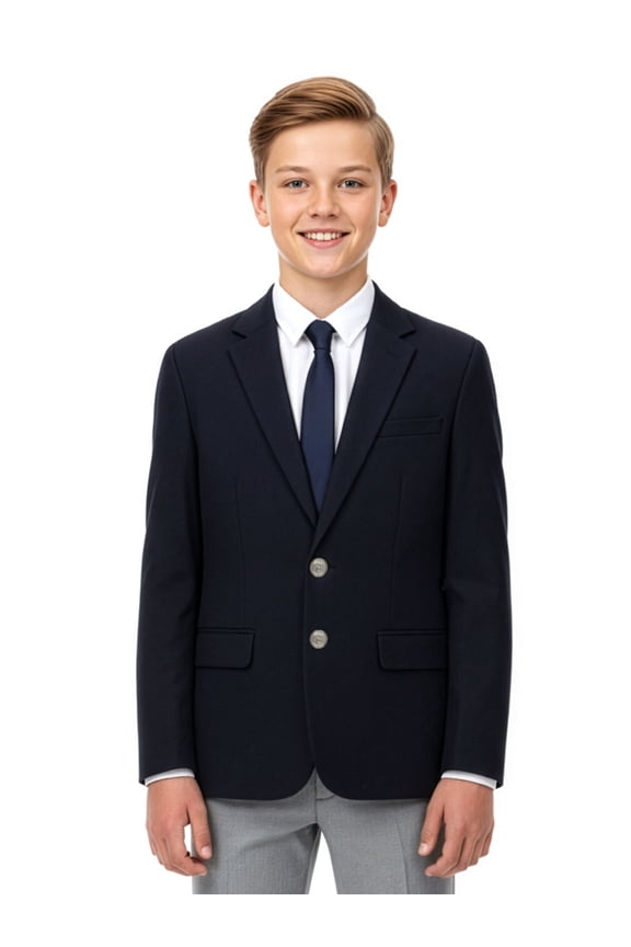 Boys' Classic Blazer Color: navy Size: 20
