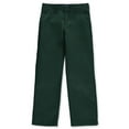 thumbnail image 1 of French Toast Boys' Flat Front Relaxed Pants Color: green Size: 20, 1 of 3