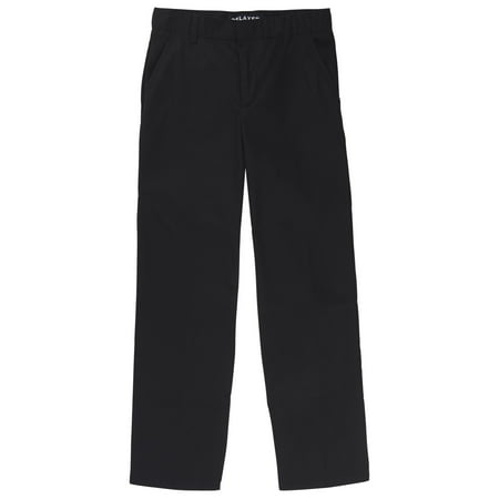 French Toast Boys School Uniform Adjustable Waist Relaxed Fit Pants, Sizes 4-20, Slim, & Husky