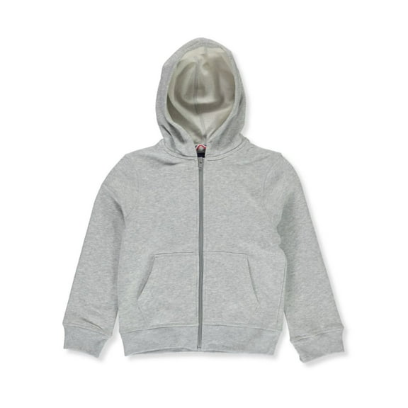 French Toast Boys' Fleece Hoodie Color: gray Size: 6 - 7
