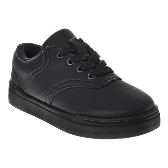 French Toast Boys Girls School Shoes, Black, Size: 2