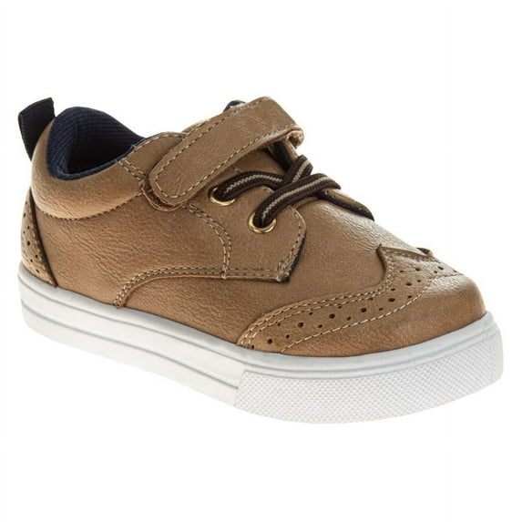 French Toast Boys School Shoes Lace Up Casual Sneakers Back To School .(Toddler Little Kids), Tan, Size: 7
