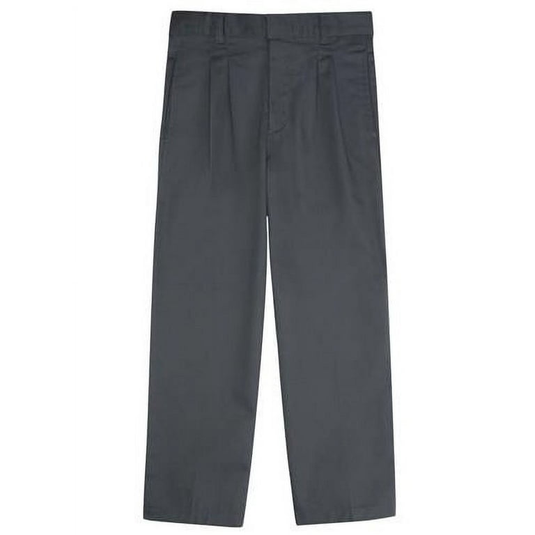 French Toast Boys Pleated Double Knee Pant with Adjustable Waist Walmart