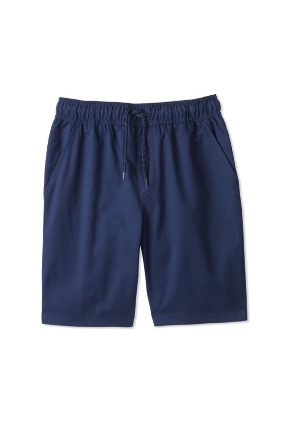 Boys Pull On Twill Short With Drawstring, Sizes 4-20