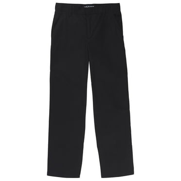French Toast Boys School Uniform Adjustable Waist Relaxed Fit Pants, Sizes 4-20, Slim, & Husky