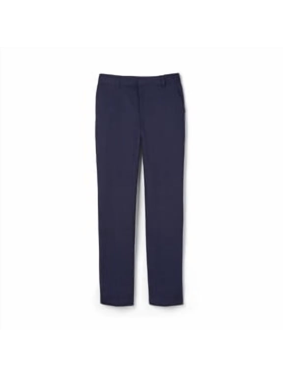 Boys School Uniform Adjustable Waist Relaxed Fit Pants, Sizes 4-20, Slim, & Husky