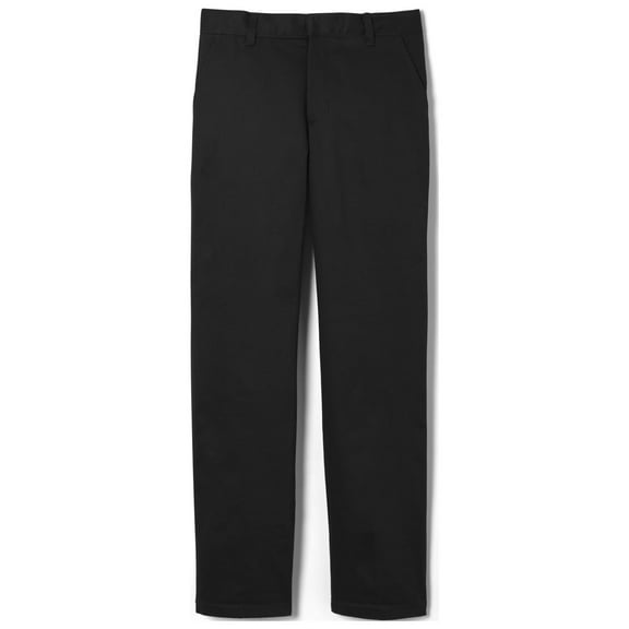 French Toast Boys School Uniform Adjustable Waist Work Wear Finish Relaxed Fit Pants, Sizes 4-20, Slim, & Husky