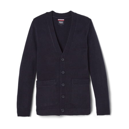 French Toast Boys School Uniform Anti-Pill V-Neck Cardigan Sweater (Little Boys & Big Boys)