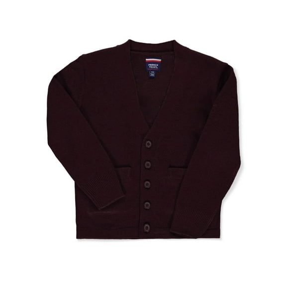French Toast Boys School Uniform Anti-Pill V-Neck Cardigan Sweater (Little Boys & Big Boys)