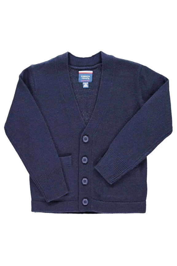 Boys School Uniform Anti-Pill V-Neck Cardigan Sweater (Little Boys & Big Boys)