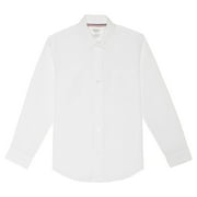 French Toast Boys School Uniform Long Sleeve Classic Button-Up Dress Shirt, Sizes 4-20 & Husky