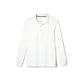 thumbnail image 1 of French Toast Boys School Uniform Long Sleeve Interlock Polo Shirt (Little Boys & Big Boys), 1 of 2