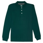 French Toast Boys School Uniform Long Sleeve Pique Polo Shirt, Sizes 4-20