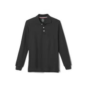 French Toast Boys School Uniform Long Sleeve Pique Polo Shirt, Sizes 4-20