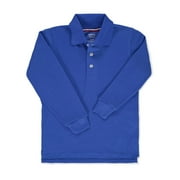 French Toast Boys School Uniform Long Sleeve Pique Polo Shirt, Sizes 4-20