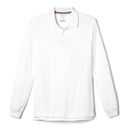 French Toast Boys School Uniform Long Sleeve Pique Polo Shirt, Sizes 4-20
