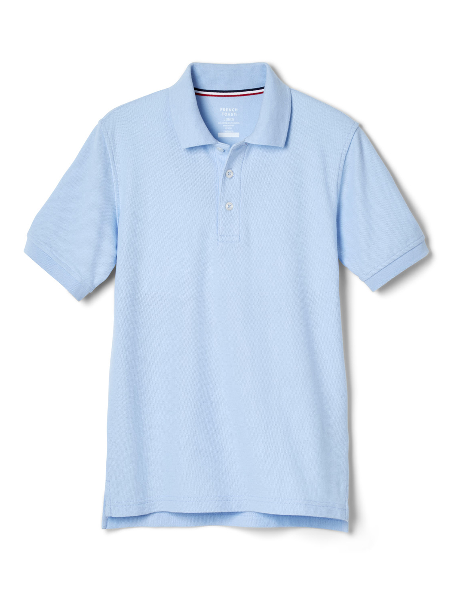 French Toast Boys School Uniform Short Sleeve Pique Polo Shirt, Sizes 4-20 & Husky