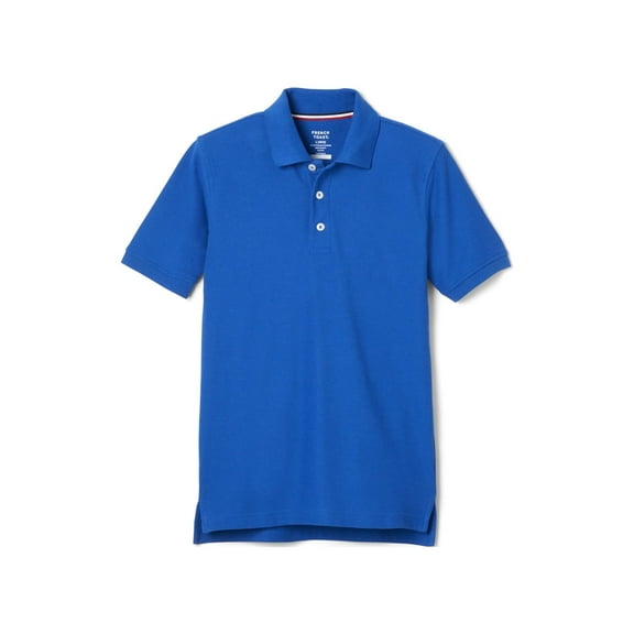 French Toast Boys School Uniform Short Sleeve Pique Polo Shirt, Sizes 4-20 & Husky