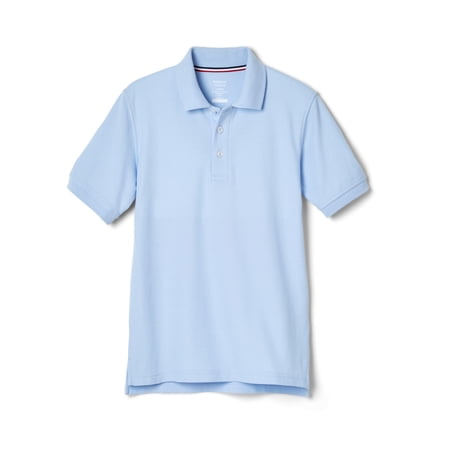French Toast Boys School Uniform Short Sleeve Pique Polo Shirt, Sizes 4-20 & Husky