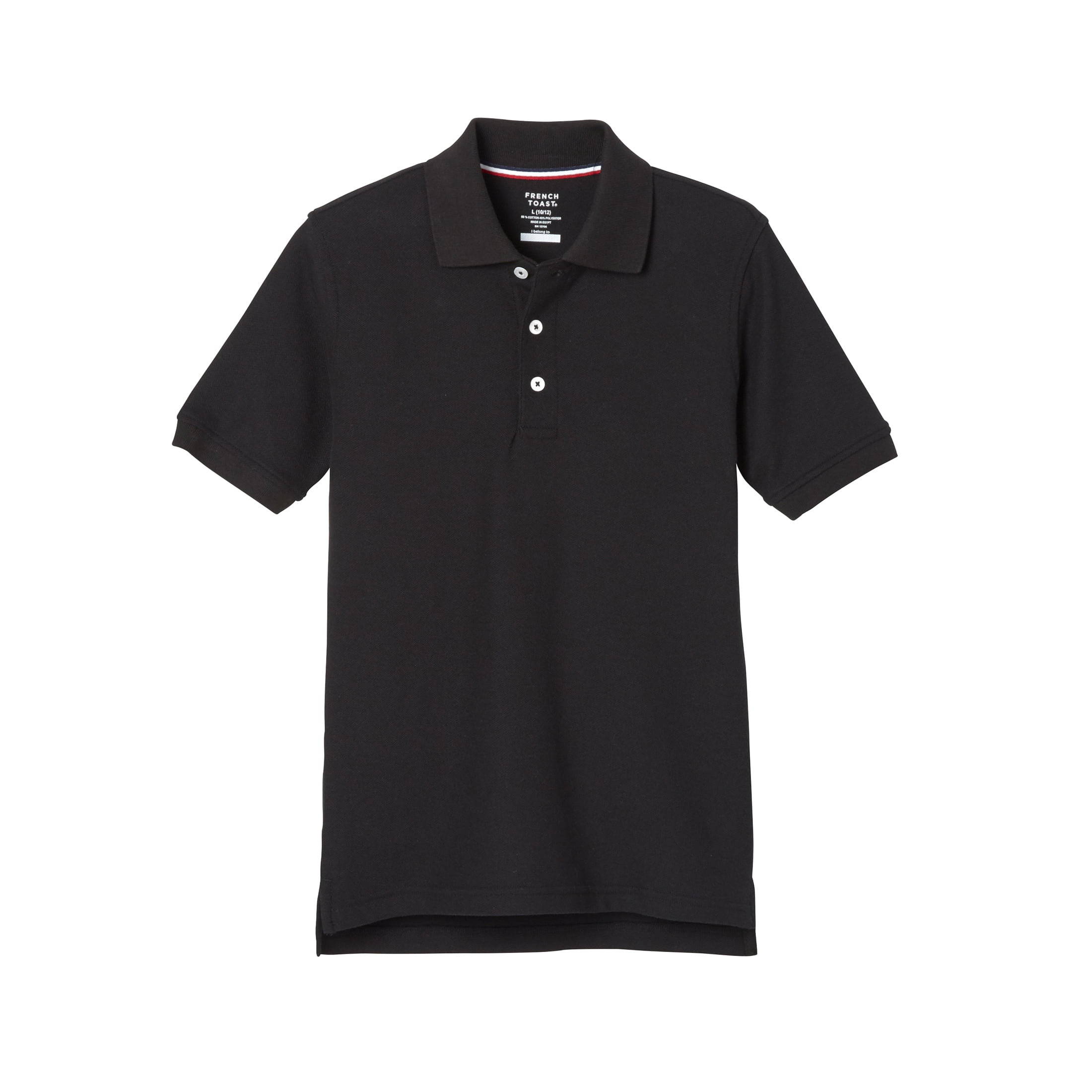French Toast Boys School Uniform Short Sleeve Pique Polo Shirt, Sizes 4-20 & Husky