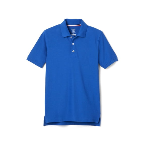 French Toast Boys School Uniform Short Sleeve Pique Polo Shirt, Sizes 4-20 & Husky