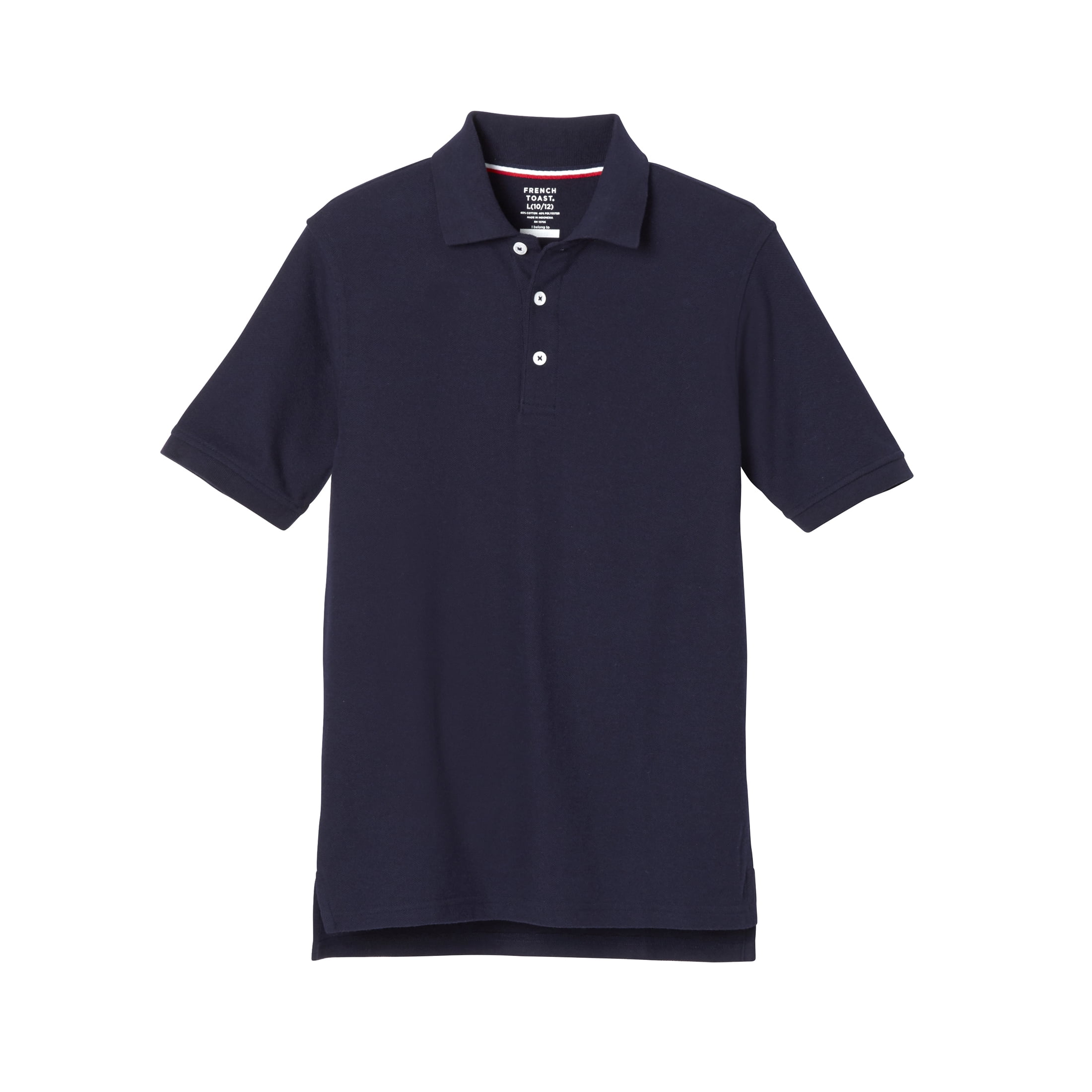 French Toast Boys School Uniform Short Sleeve Pique Polo Shirt, Sizes 4-20 & Husky