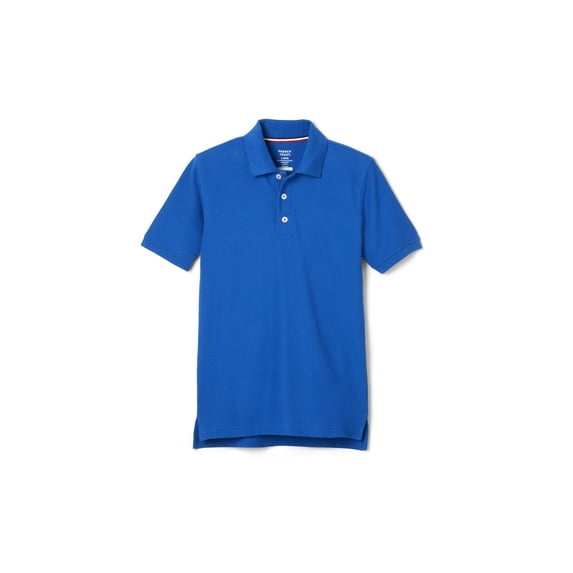 French Toast Boys School Uniform Short Sleeve Pique Polo Shirt, Sizes 4-20 & Husky