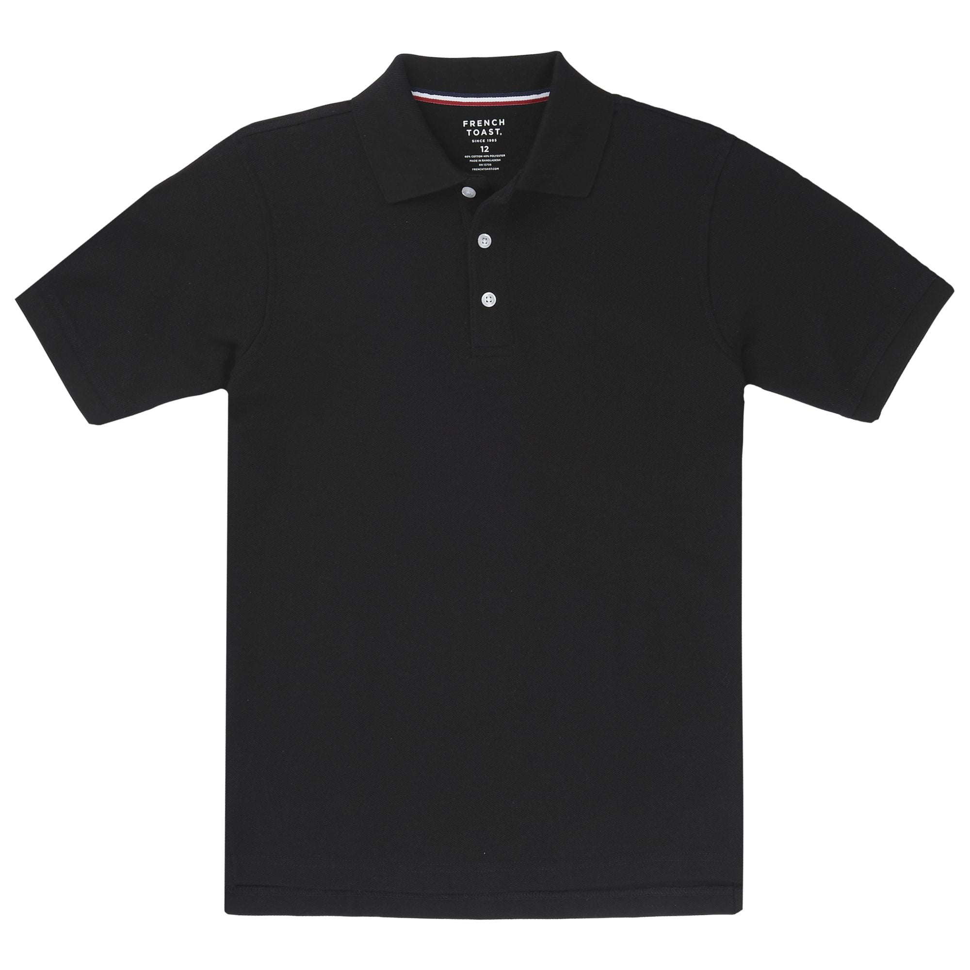French Toast Boys School Uniform Short Sleeve Pique Polo Shirt, Sizes 4 ...