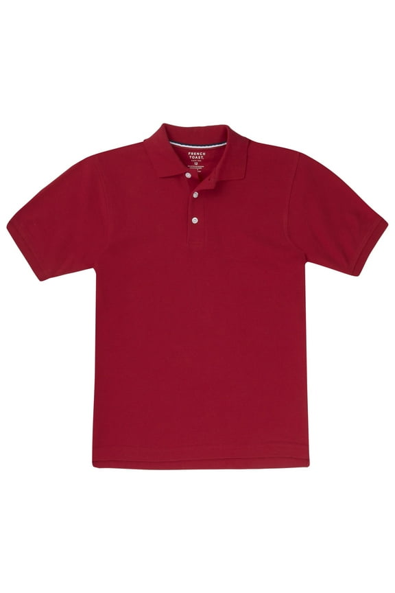 Boys School Uniform Short Sleeve Pique Polo Shirt, Sizes 4-20 & Husky
