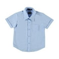 thumbnail image 1 of French Toast Boys Short Sleeves Dress Shirt - E9005,Blue, 2t, 1 of 7