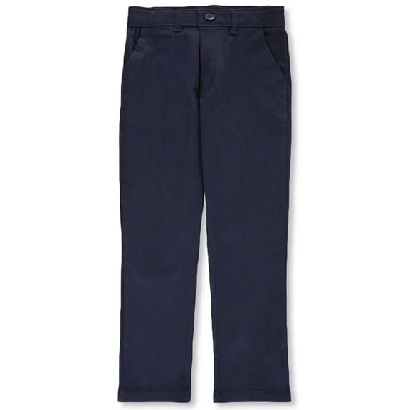 French Toast Boys' Straight Fit Twill Pants Color: navy Size: 20
